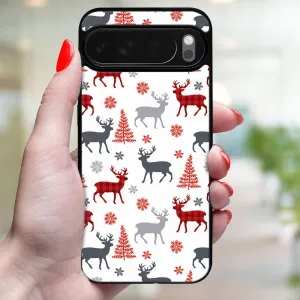 MY ART Kryt s vianočným dizajnom Google Pixel 10 Pro XL DEER (068)