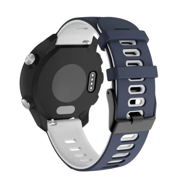 SPORTY Vymeniteľný silikónový remienok Garmin Venu 2 / Vivoactive 4 modrý-biely
