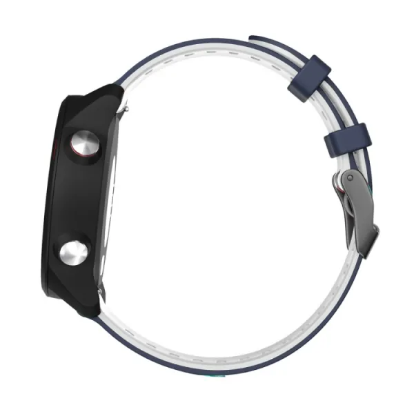 SPORTY Vymeniteľný silikónový remienok Garmin Venu 2 / Vivoactive 4 modrý-biely