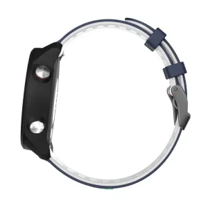 SPORTY Vymeniteľný silikónový remienok Garmin Venu 2 / Vivoactive 4 modrý-biely