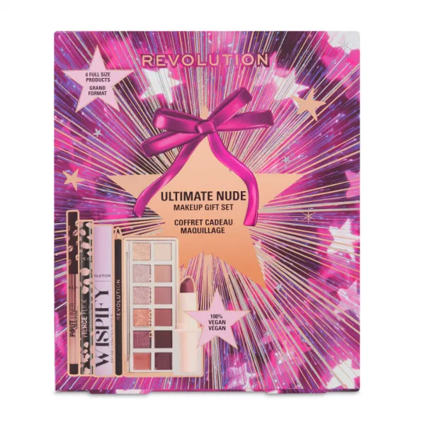 Makeup Revolution Xmas 2025 Ultimate Nude darčeková sada na tvár