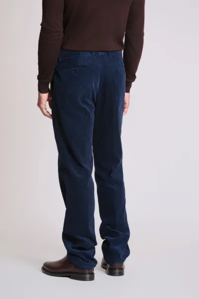Nohavice Aspesi Pantalone New Herman Navy