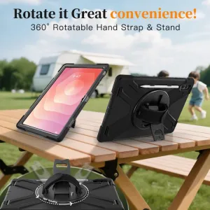 SOLID Odolný obal pre Samsung Galaxy Tab S11 Ultra čierny
