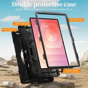 SOLID Odolný obal pre Samsung Galaxy Tab S11 Ultra čierny