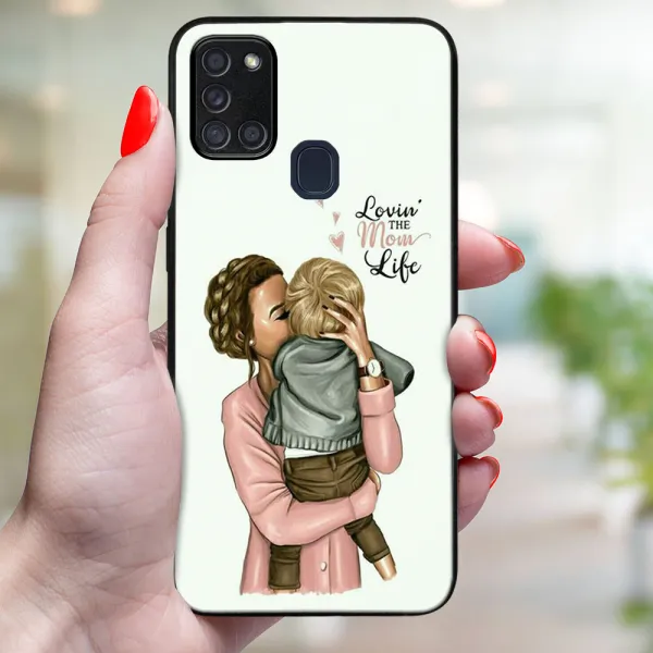 MY ART Ochranný obal pre Samsung Galaxy A21s MOM LIFE (118)