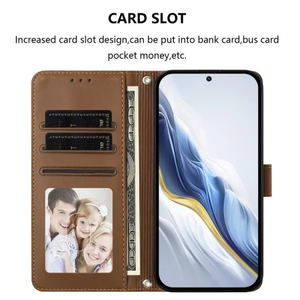 ART CAT Peňaženkový obal s remienkom pre T Phone 3 hnedý