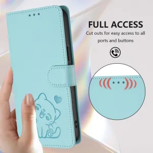ART CAT Peňaženkový obal s remienkom pre T Phone 3 mentolový
