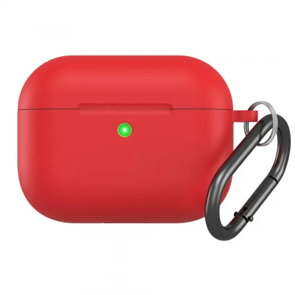 HOOK Silikónový obal pre Apple AirPods Pro 3 červený