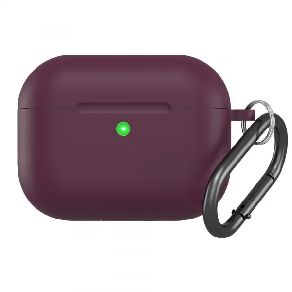 HOOK Silikónový obal pre Apple AirPods Pro 3 bordový