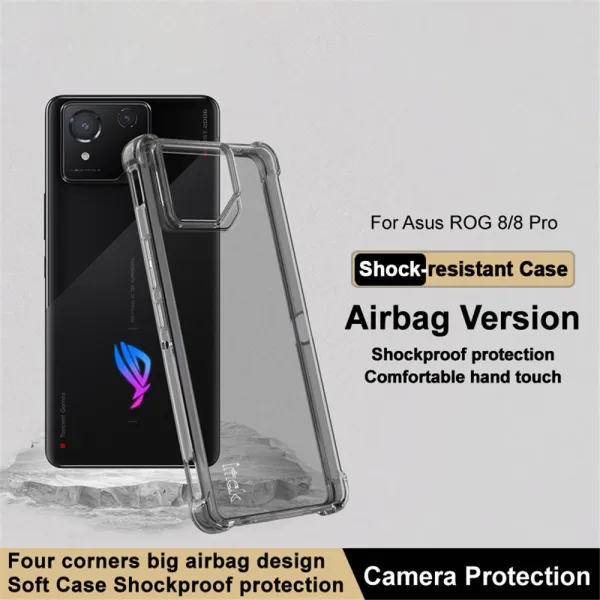 IMAK Ochranný obal pre Asus ROG Phone 8 / 8 Pro čierny