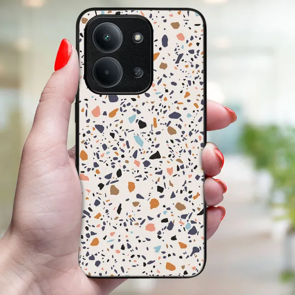MY ART Ochranný kryt pre Xiaomi Redmi 15C / Redmi 15C 5G BEIGE TERRAZZO (162)