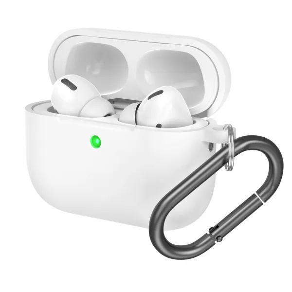 HOOK Silikónový obal pre Apple AirPods Pro 3 biely