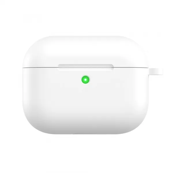 HOOK Silikónový obal pre Apple AirPods Pro 3 biely
