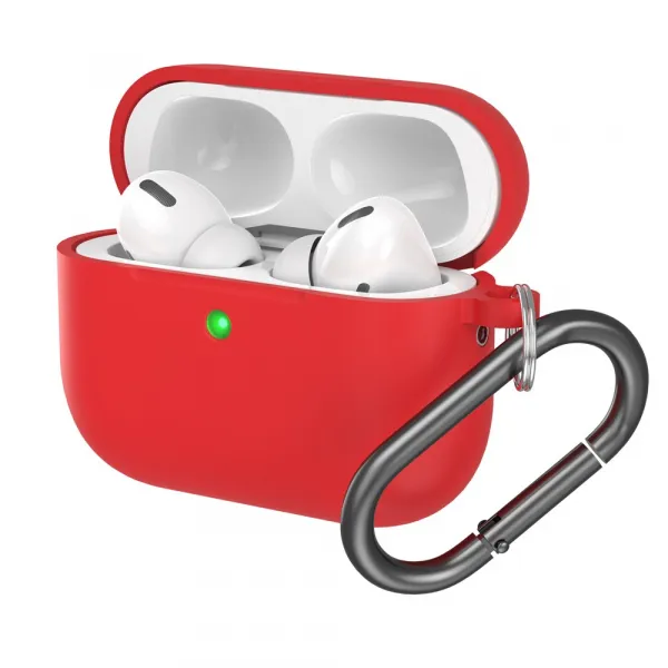 HOOK Silikónový obal pre Apple AirPods Pro 3 červený