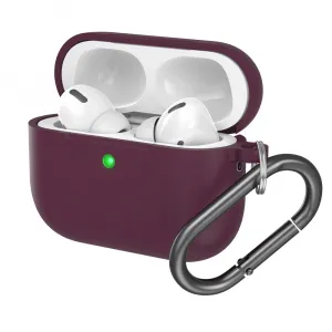 HOOK Silikónový obal pre Apple AirPods Pro 3 bordový