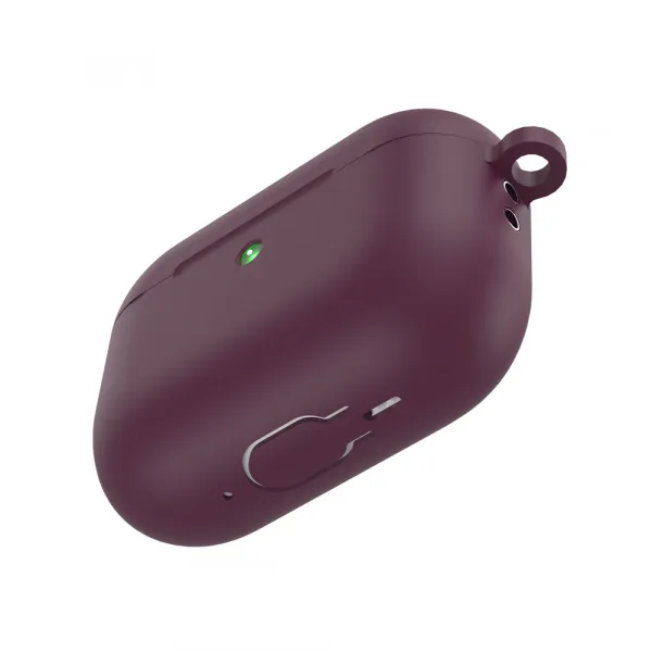 HOOK Silikónový obal pre Apple AirPods Pro 3 bordový