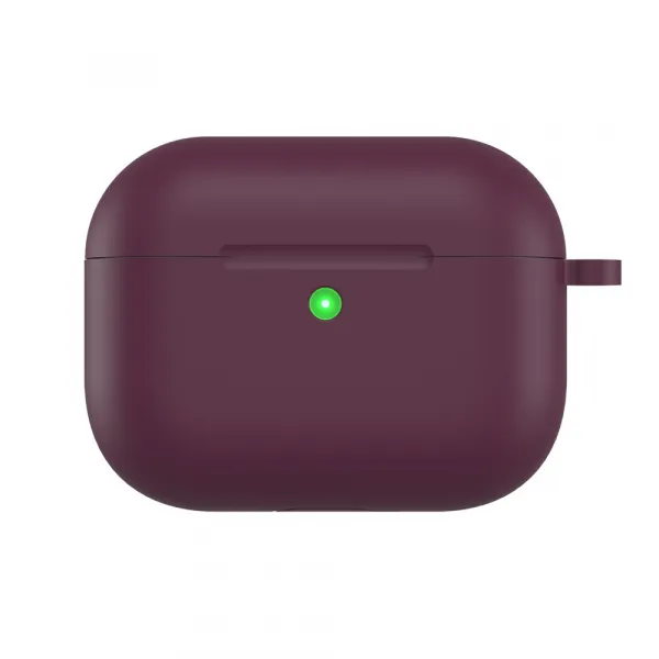 HOOK Silikónový obal pre Apple AirPods Pro 3 bordový
