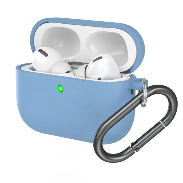HOOK Silikónový obal pre Apple AirPods Pro 3 svetlomodrý
