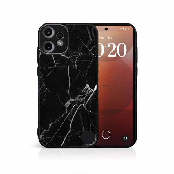 MY ART Ochranný kryt pre CMF Phone 2 Pro BLACK MARBLE (142)