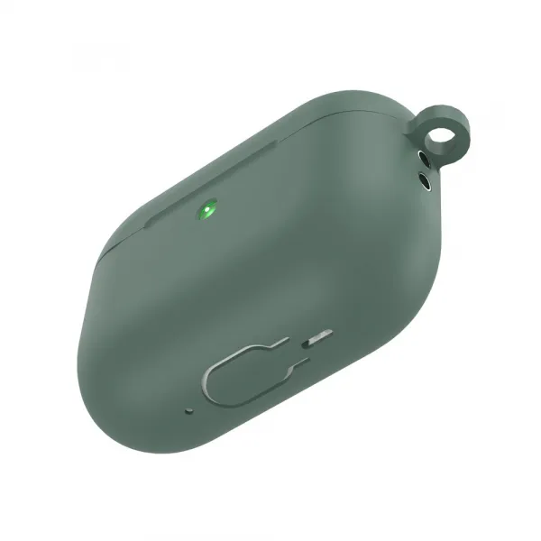 HOOK Silikónový obal pre Apple AirPods Pro 3 tmavozelený