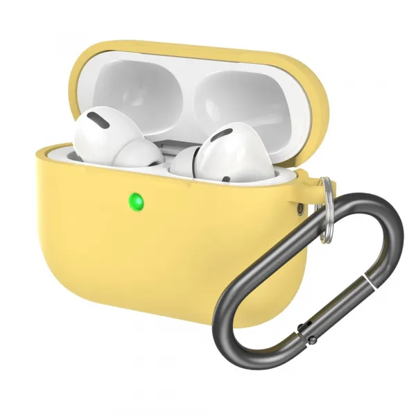 HOOK Silikónový obal pre Apple AirPods Pro 3 žltý