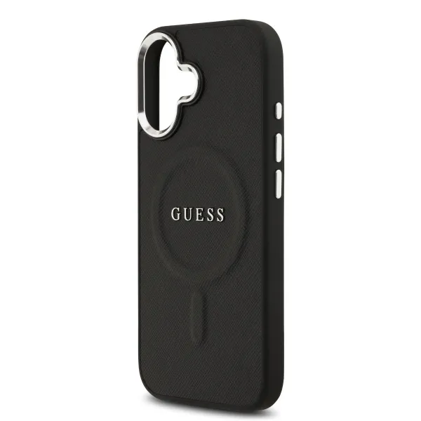 GUESS PU MAGSAFE Ochranný kryt pre Apple iPhone 17 BLACK
