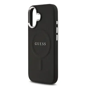 GUESS PU MAGSAFE Ochranný kryt pre Apple iPhone 17 BLACK