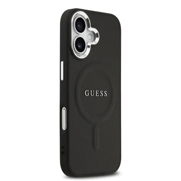 GUESS PU MAGSAFE Ochranný kryt pre Apple iPhone 17 BLACK