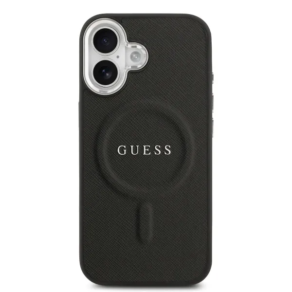 GUESS PU MAGSAFE Ochranný kryt pre Apple iPhone 17 BLACK