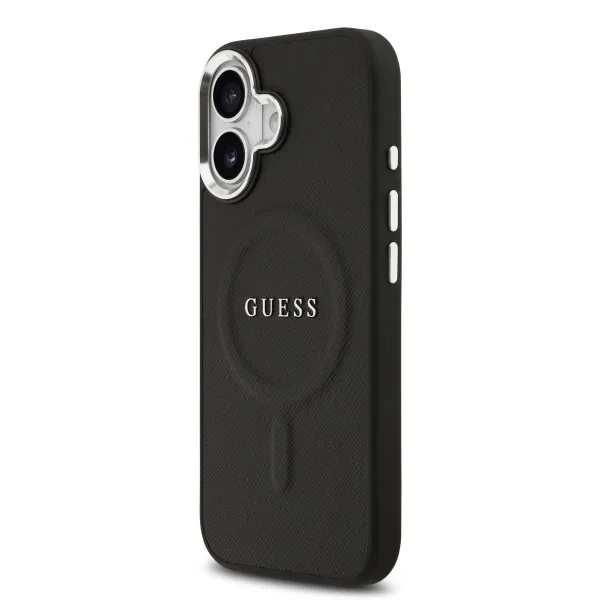 GUESS PU MAGSAFE Ochranný kryt pre Apple iPhone 17 BLACK