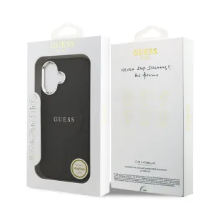 GUESS PU MAGSAFE Ochranný kryt pre Apple iPhone 17 BLACK