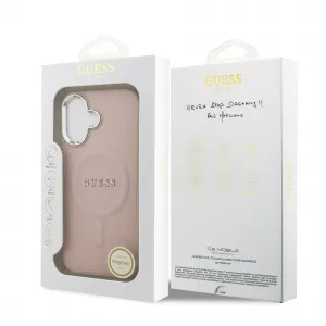 GUESS PU MAGSAFE Ochranný kryt pre Apple iPhone 17 PINK