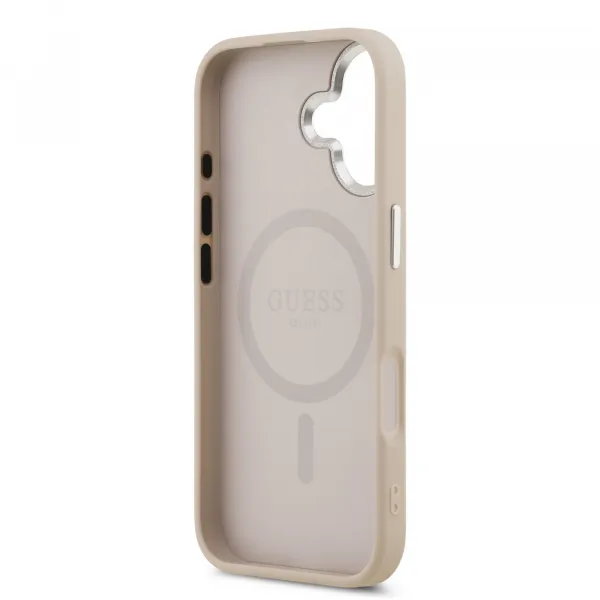 GUESS PU MAGSAFE Ochranný kryt pre Apple iPhone 17 PINK