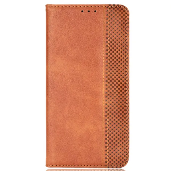 BUSINESS Peňaženkové puzdro pre ZTE V70 Vita hnedé