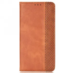 BUSINESS Peňaženkové puzdro pre ZTE V70 Vita hnedé