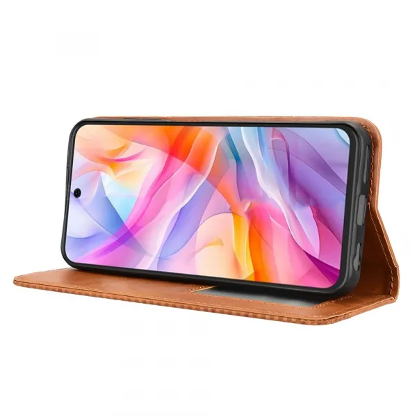 BUSINESS Peňaženkové puzdro pre ZTE V70 Vita hnedé