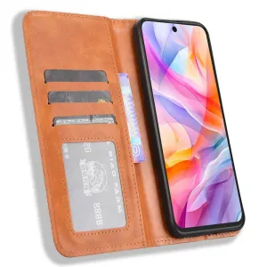 BUSINESS Peňaženkové puzdro pre ZTE V70 Vita hnedé