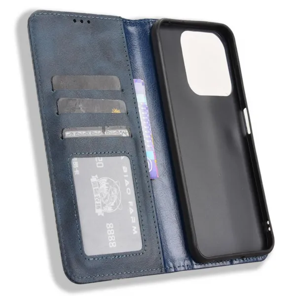 BUSINESS Peňaženkové puzdro pre ZTE V70 Vita modré