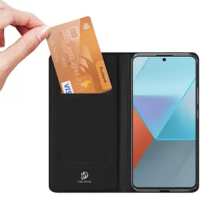 Knížkové puzdro Skin Pro pre Xiaomi Redmi Note 13 Pro 5G/Poco X6 - Čierna H36678