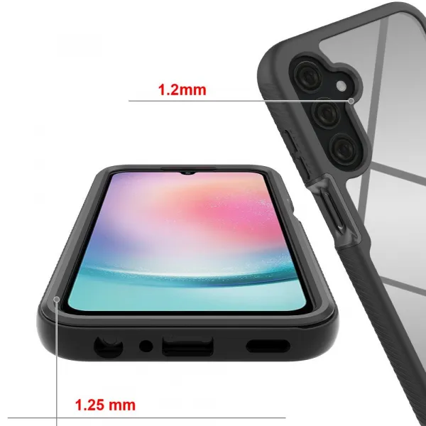 Tech-Protect Defense 360 kryt na Samsung Galaxy A25 5G, čierny