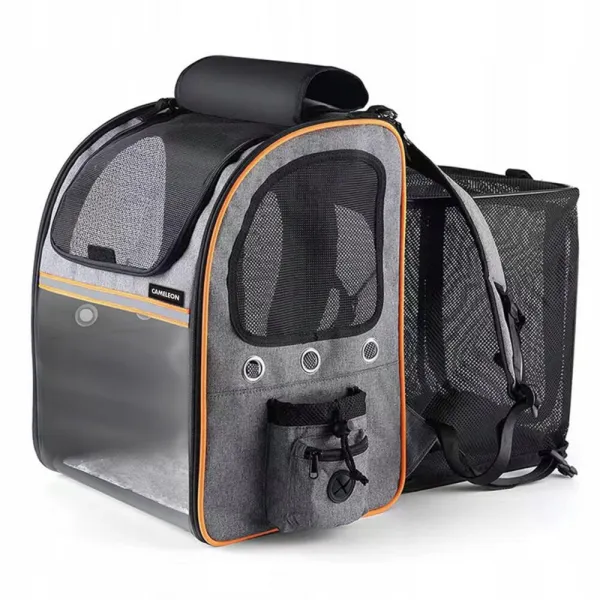MG Animal Backpack V1 prepravná taška pre psy a mačky, sivá