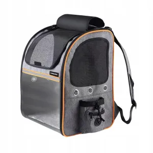 MG Animal Backpack V1 prepravná taška pre psy a mačky, sivá