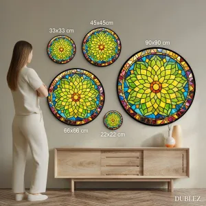 Farebná mandala - Slnečný lotos