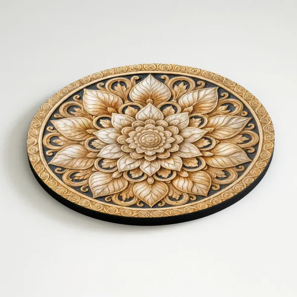 Obraz mandala - Zlatý kvet