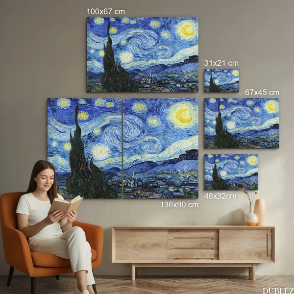 Obraz na stenu - Starry Night, Vincent van Gogh