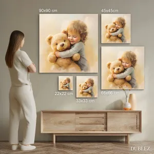 Detský farebný obraz - Medvedík