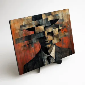 Abstraktný obraz muža - Out of box