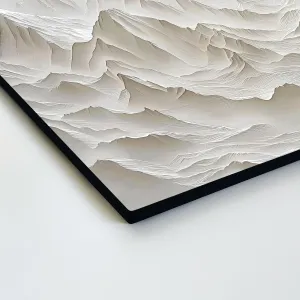 Biely obraz - Minimalistické hory