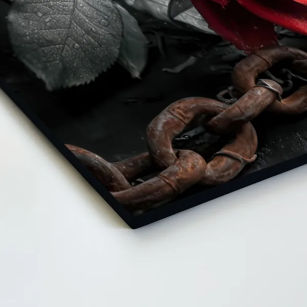 Dark romance obraz - Ruža a reťaz