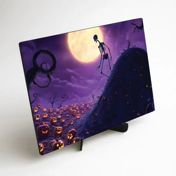 Halloween dekorácia na stenu - Smrtka